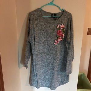 ❤️ Floral Sweater 1x